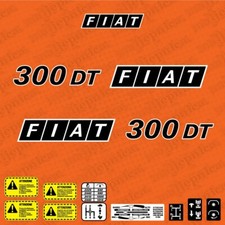 Fiat 300 DT Adesivi Decalcomanie di ricambio aftermarket per trattore