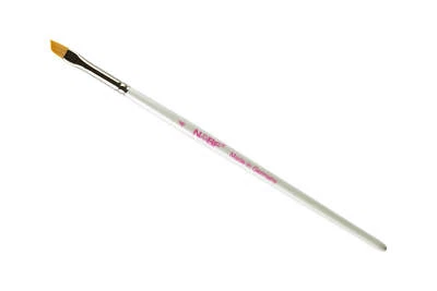 NAILS & BEAUTY FACTORY N&BF French Pinsel | Profi UV Gelpinsel Smileline Nail Art Brush schräg Nr. 4