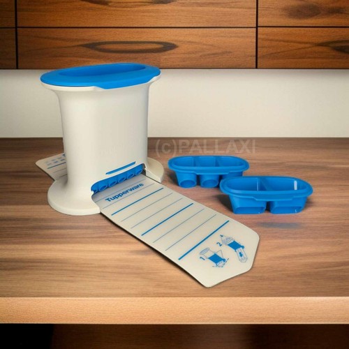 TUPPERWARE D203 TUPPER MULTI-PRESSE BLAU WEISS TEIGPRESSE NUDELPRESSE - 第 1/2 張圖片