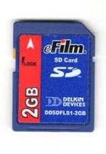 eFilm 2GB SD Memory Card by Delkin Devices
