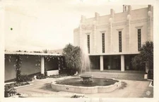 Vintage RPPC Patio Waikiki Theatre Honolulu Hawaii  Real Photo P243