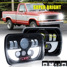 Par de faros LED 5x7 7x6" haz alto/bajo H6054 para Ford Ranger 1983-1988 más nuevos