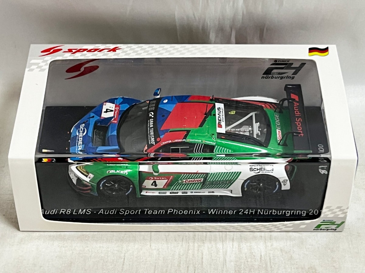 Spark 1/43 SG Audi R8 LMS GT3 Team Phoenix Winner 24HR Spark 1/43 SG Audi R8 LMS GT3 Team Phoenix Winner 24HR