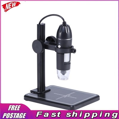 Portable Digital Microscope Manual Focus 8 Leds HD for Home Labratory Tools