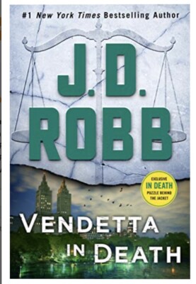 Vendetta In Death  by J D Robb hardcover (2019)  Eve Dallas  free ship 1st ed/ 1