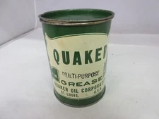 VINTAGE ADVERTISING  QUAKER 1 LB GREASE  AUTO OIL PETROLIANA   M-760