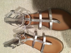 zip back gladiator sandals