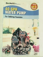 Beckett 40 GPH Water Pump for Tabletop Fountains DP40 7062010 5230970620  sat12