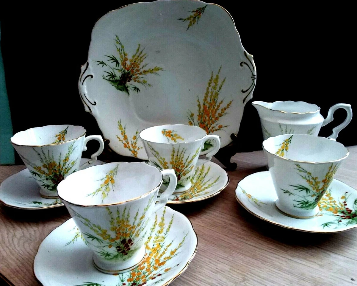 Bone china tea clearance plates