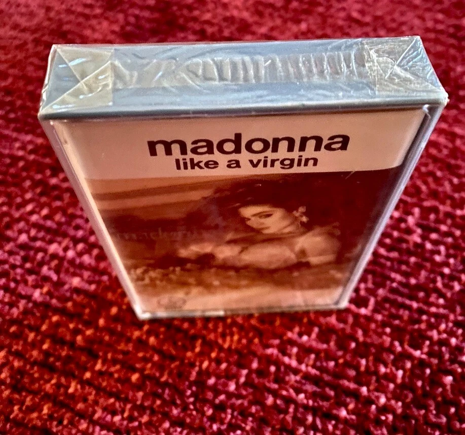 MADONNA КАК VIRGIN КАССЕТА ЛЕНТА СИНГАПУР АЛЬБОМ WEA ПРОМО СИНИЙ БОКС-СЕТ НОВОМ! - Изображение 3 из 4
