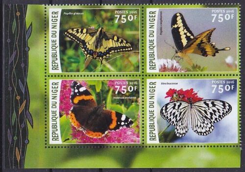 Niger  4107 - 4110 **, Schmetterlinge / Butterflies (12 ME) - Bild 1 von 1