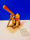 VTG Goebel HUMMEL #132 Star Gazer 1984 Boy & Telescope Exc. Signed Orig. Box — photo 3