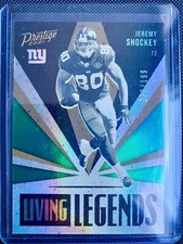 Jeremy Shockey Living Legends Green #d /199 2021 Panini Prestige #LL-21