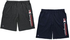 Champion Men's Activewear Shorts Big & Tall Script Signature Logo Lightweight