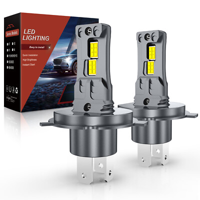 2*H4 CSP 100W 16000LM 6500K 1:1 Mini Xenon Weiß 600% Helligkeit Canbus 2 STÜCK