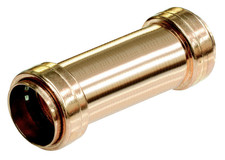NEW MUELLER ProLine PUSH FIT 3/4" x 3/4" SLIP COUPLING, COPPER, 650-304LW