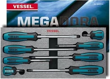 Vessel 9008EVA Megadora JAWSFIT Screwdriver 8 Pcs Set