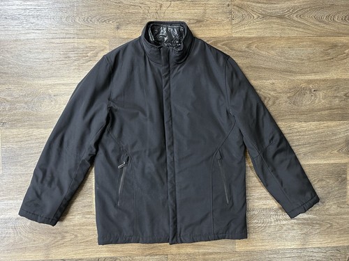 Tumi Tech Black Waterproof Lined Coat Mens M
