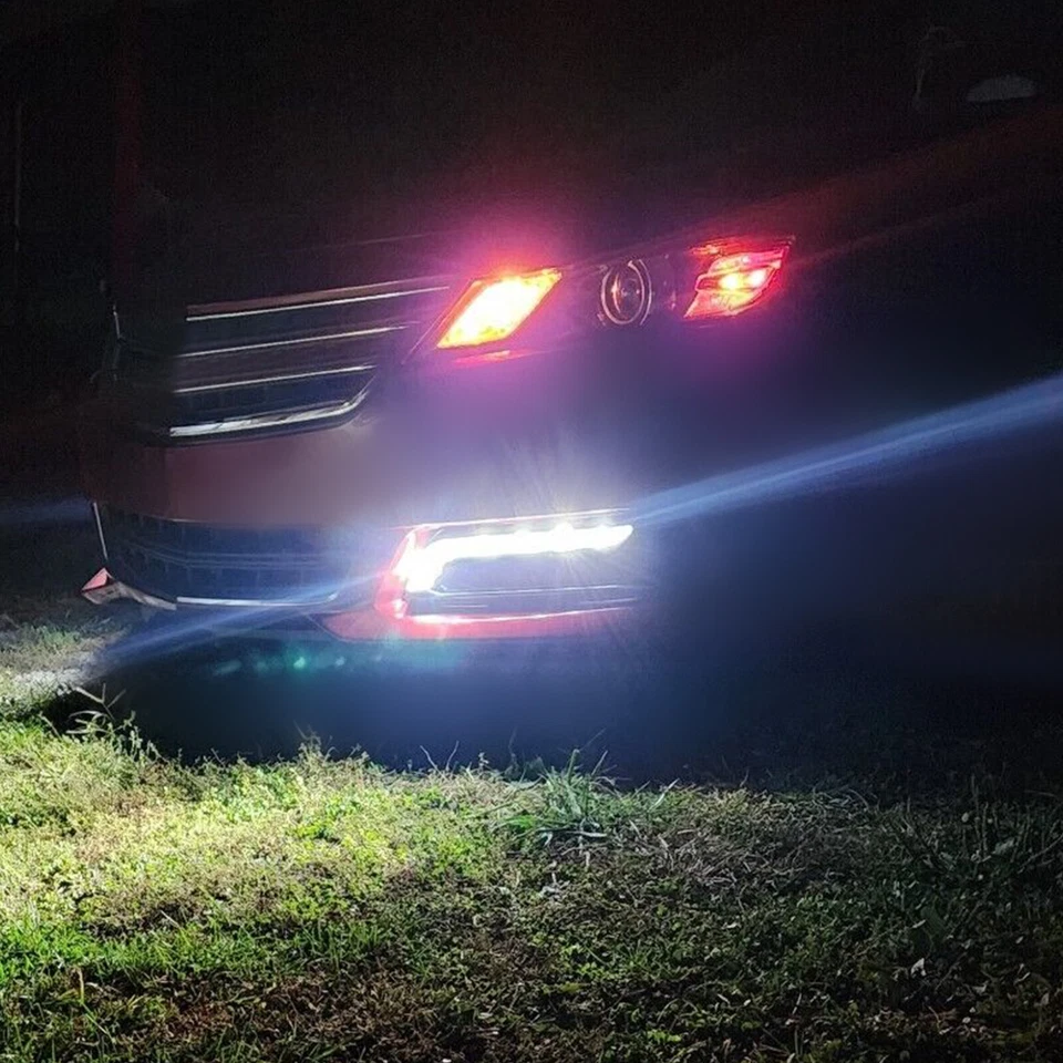 For Chevrolet Impala 2014-2020 LED DRL Fog Lights Lamps w/Wiring+Switch 14-20 - Image 4 of 4