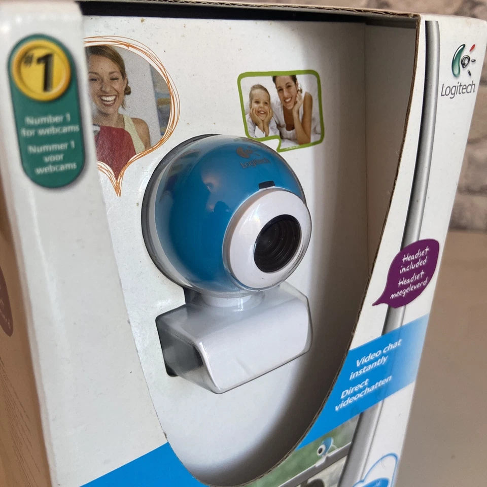 Logitech Quickcam Chat for skype webcam - New / Sealed (2006) - Image 2 of 4