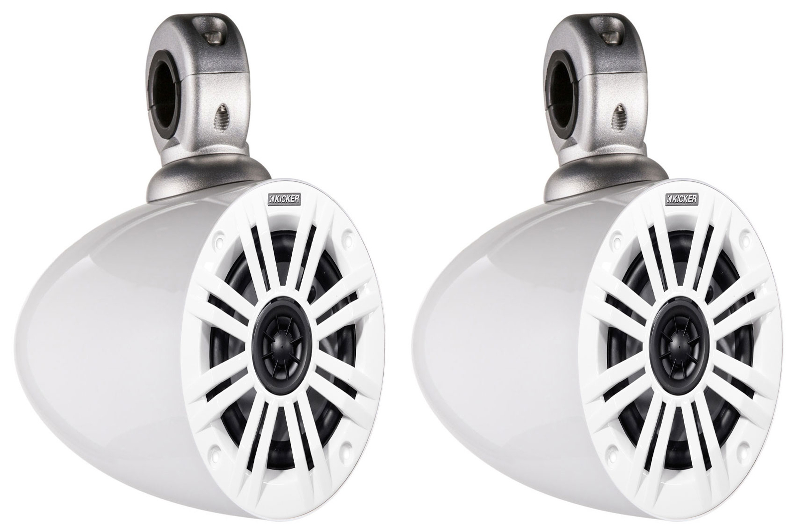 Пара динамиков Kicker 45KM44 с защитой от атмосферных воздействий мощностью 150 Вт на перекладине 4 ATV UTVCART 44990₽