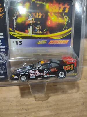 47 PAUL STANLEY ALIVE ALBUM 76 DRAG ROCK N ROLL KISS FUNNY CAR JOHNNY LIGHTNING