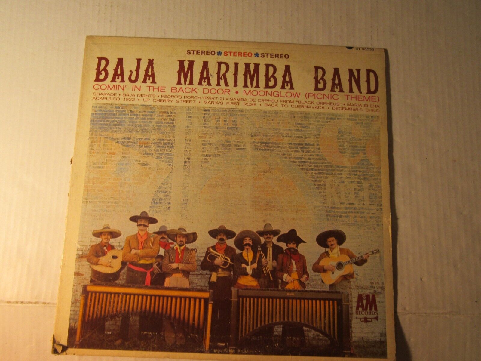 Baja Mirimba Band "Self-Titled" A&M ST-90032, Vinyl LP, Stereo, 1964, G+