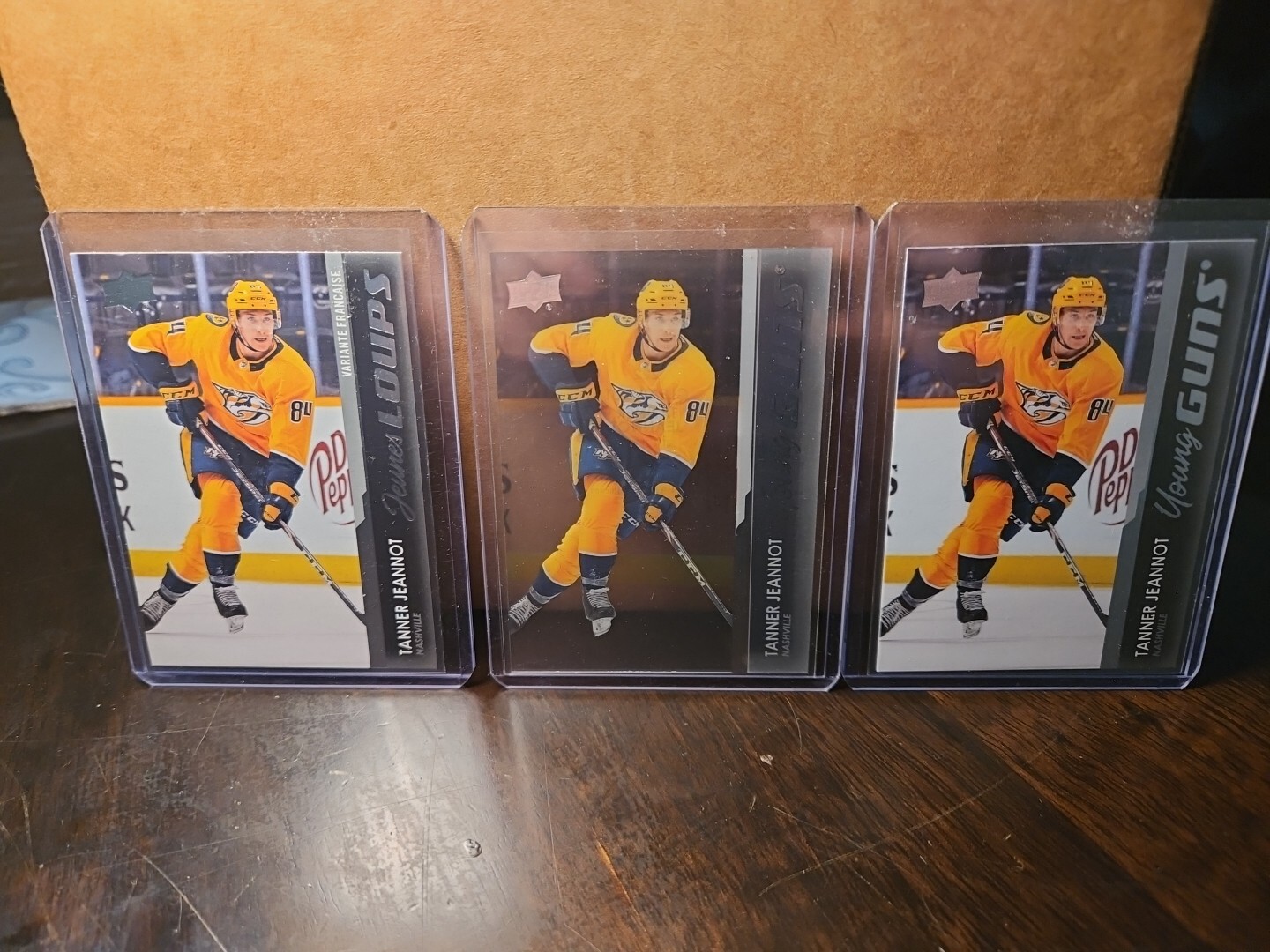 2021-22 Upper Deck Series 1 - Young Guns Clear Cut #222 Tanner Jeannot (RC)