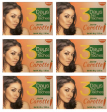  PACK OF 6 3Days No Taches Soap Carrot 80/2.82 Oz FREE SHIPPING
