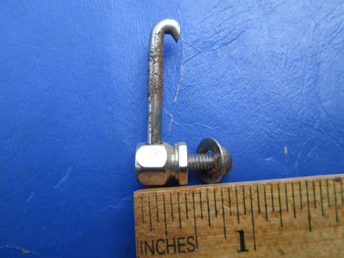 Vintage '20s SUPERTONE HARMONY Banjo LUG & HOOK TENSION ROD SET ! QUITE CLEAN!! - Picture 7 of 8