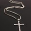 BOBIJOO Jewelry - Collier Croix Pendentif Inspiration Vin Diesel Fast and Furious Acier Inoxydable Argenté 316l, Acier inoxydable