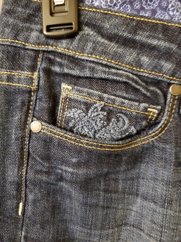 Paige Demin Manhattan Bootcut Jeans Women's Size 30x34 Made in USA - Image 3 of 4