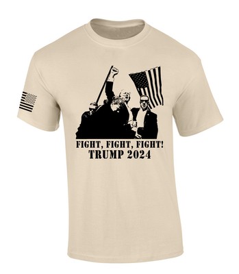 Trenz Shirt Company Fight Fight Fight Trump Shot 2024 Short Sleeve T-shirt