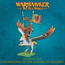 Warhammer TOW Empire of Man Commander of the Empire on Pegasus NEW OOP