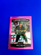Opee Chee hockey 2022-2023 Matt Boldy rookies Pink border previews P-MB