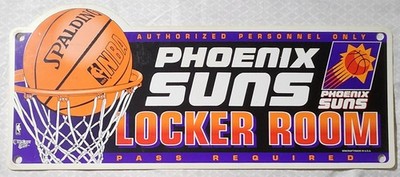 Phoenix Suns Wincraft Locker Room Sign 19'' X 8'' Authorized Personnel Only