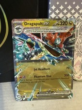 Carta Pokemon Dragapult EX 073/131 Doppia Rara Evoluzioni Prismatiche Tera Holo NM