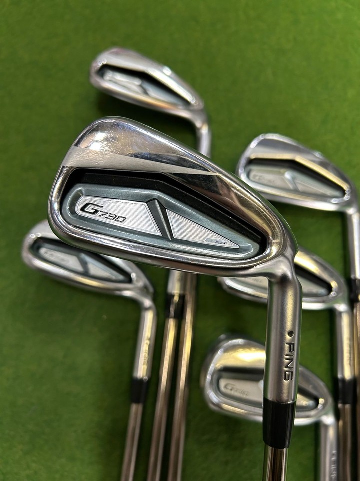Set De Fers De Golf Ping G730 - 6-PW + SW - Right-Handed - Flex Régulier - Tiges Acier - Point Orange