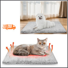 Self Warming Cat Bed Mat Thermal Pet Pad Washable Non-Slip Indoor Outdoor