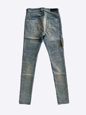 Amiri Clay Indigo Camouflage Core Applique Logo Jeans | eBay