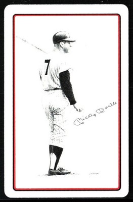 1978 Sports Deck Mickey Mantle 9 Of Diamonds Yankees