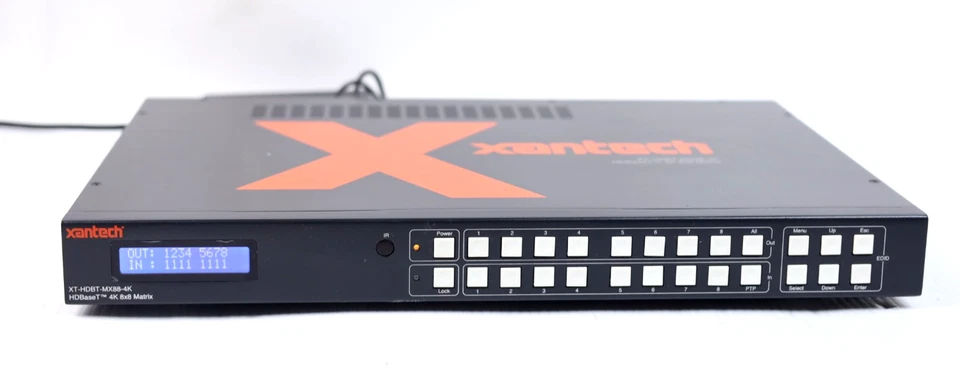 Comutador de matriz Xantech XT-HDBT-MX88-4K 4K HDR HDMI 8x8 u224 - Imagem 3 de 4