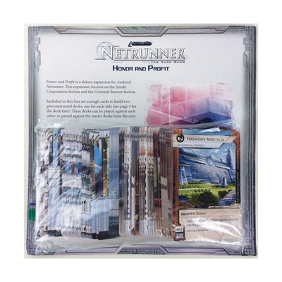 FFG Android Netrunner LCG Ehre Und Profit Erweiterungstasche NM
