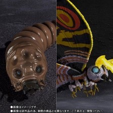 Premium BANDAI S.H.MonsterArts Mothra adult  Mothra larva Special Color Ver.