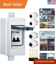 High-Performance Solar Circuit Breaker with 30A Capacity and Waterproof Design