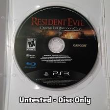 Resident Evil Operation Raccoon City PS3 Disc Only Good Untested