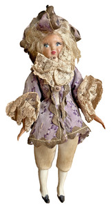 ANCIEN CORPS de POUPÉE de SALON ou de BOUDOIR des années 1920
