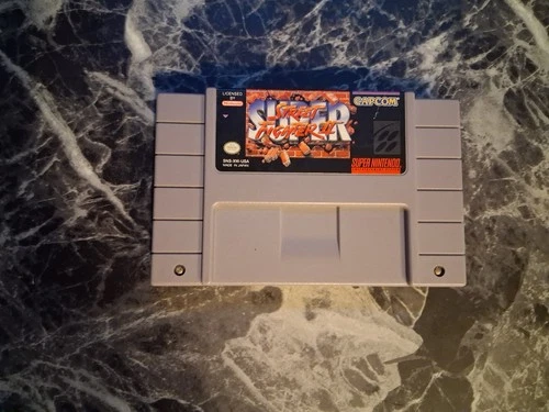 New ListingSuper Street Fighter II SNES Authentic Tested Contacts Cleaned