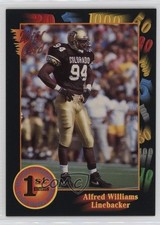 1991 Wild Card Draft Alfred Williams #51 Rookie RC 0q1p. rookie card picture