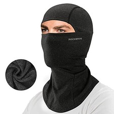 Cold Weather Balaclava Ski Mask for Men Windproof Thermal Winter Black Grey